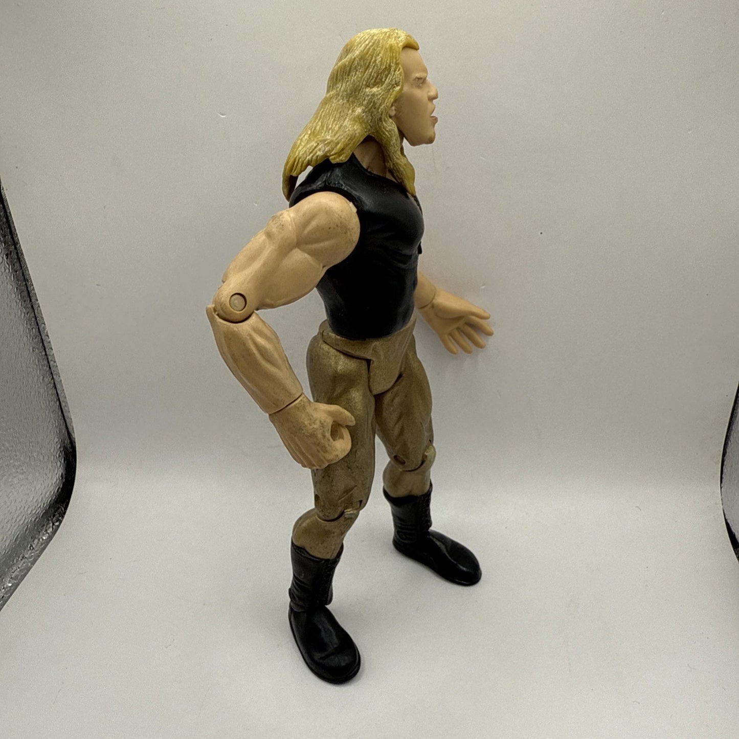 2000 WWF WWE Jakks Pacific Titantron Live Double Slam Series 5 Christian Figure