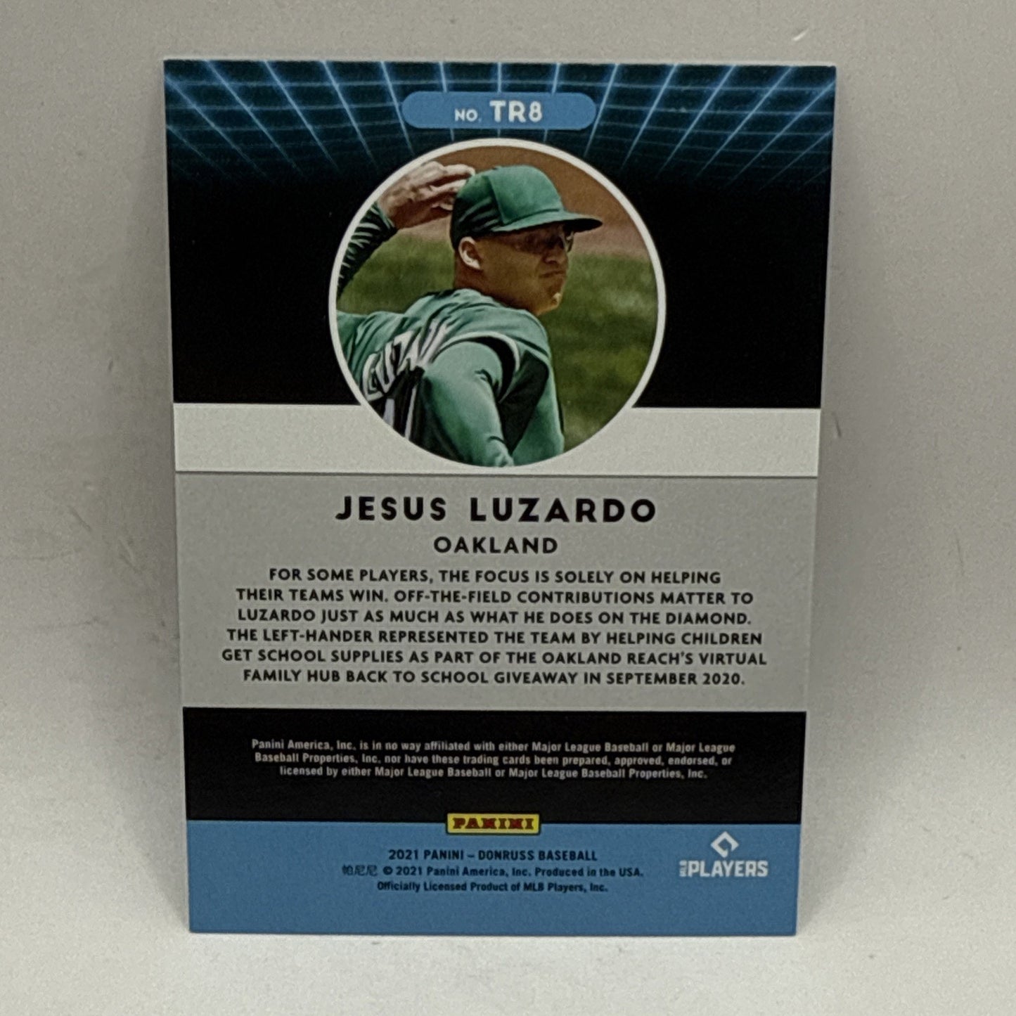2021 Panini Donruss - Trending Jesus Luzardo #TR8 Silver /349 MLB Oakland