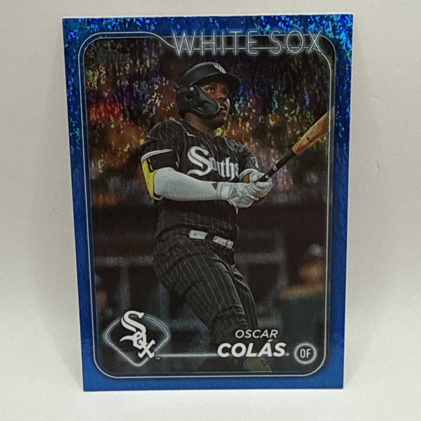 2024 Topps Series 1 Blue Holofoil #105 Oscar Colas /999 Chicago White Sox