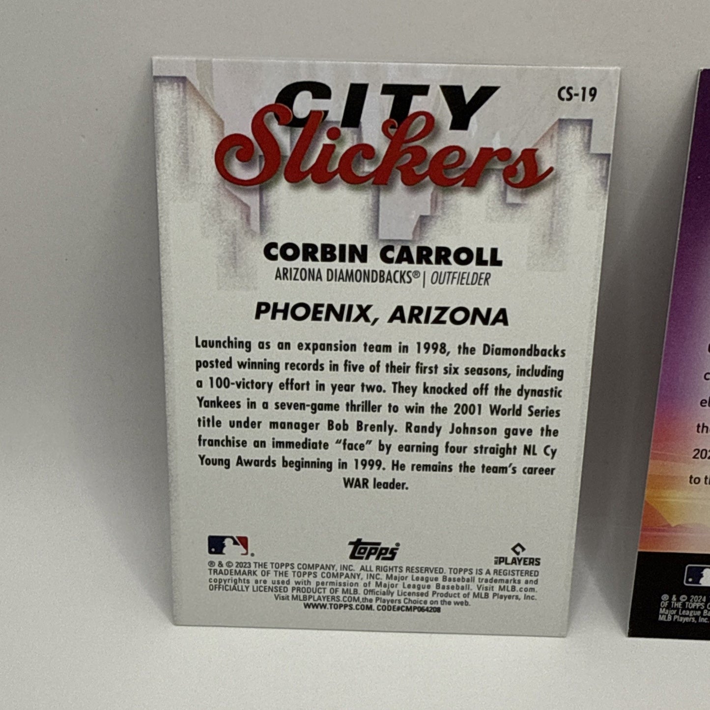 2023 Topps Big League City Slickers - CS-19 Corbin Carroll Arizona Diamondbacks