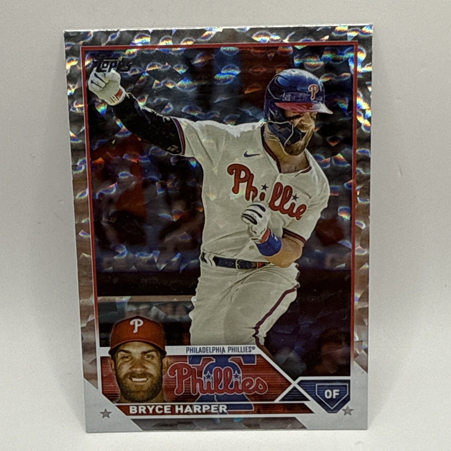 2023 TOPPS CHROME - BRYCE HARPER - #3 PRIZM REFRACTOR - PHILADELPHIA PHILLIES