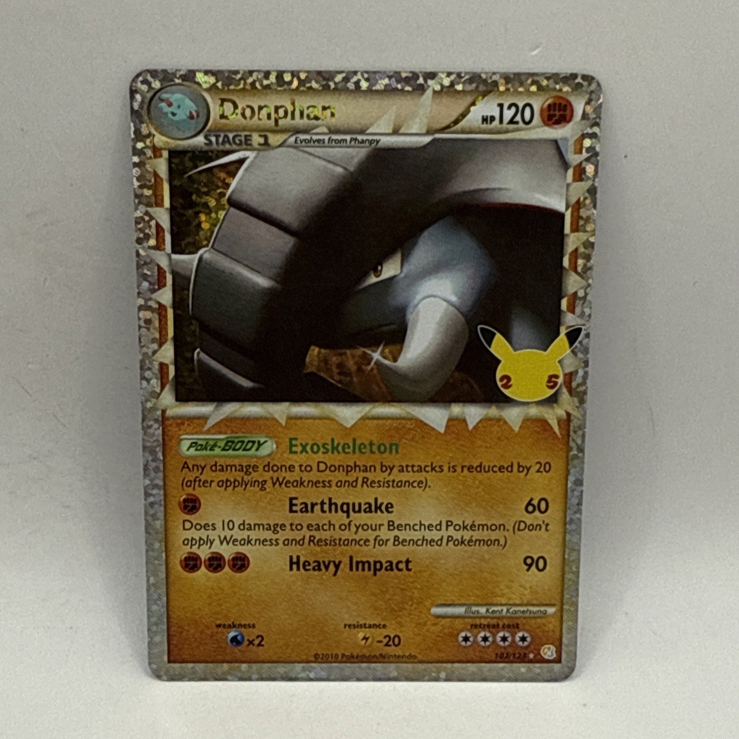 Pokemon | Celebrations | 107/123 | Donphan | Classic MP Holo Tcg Card
