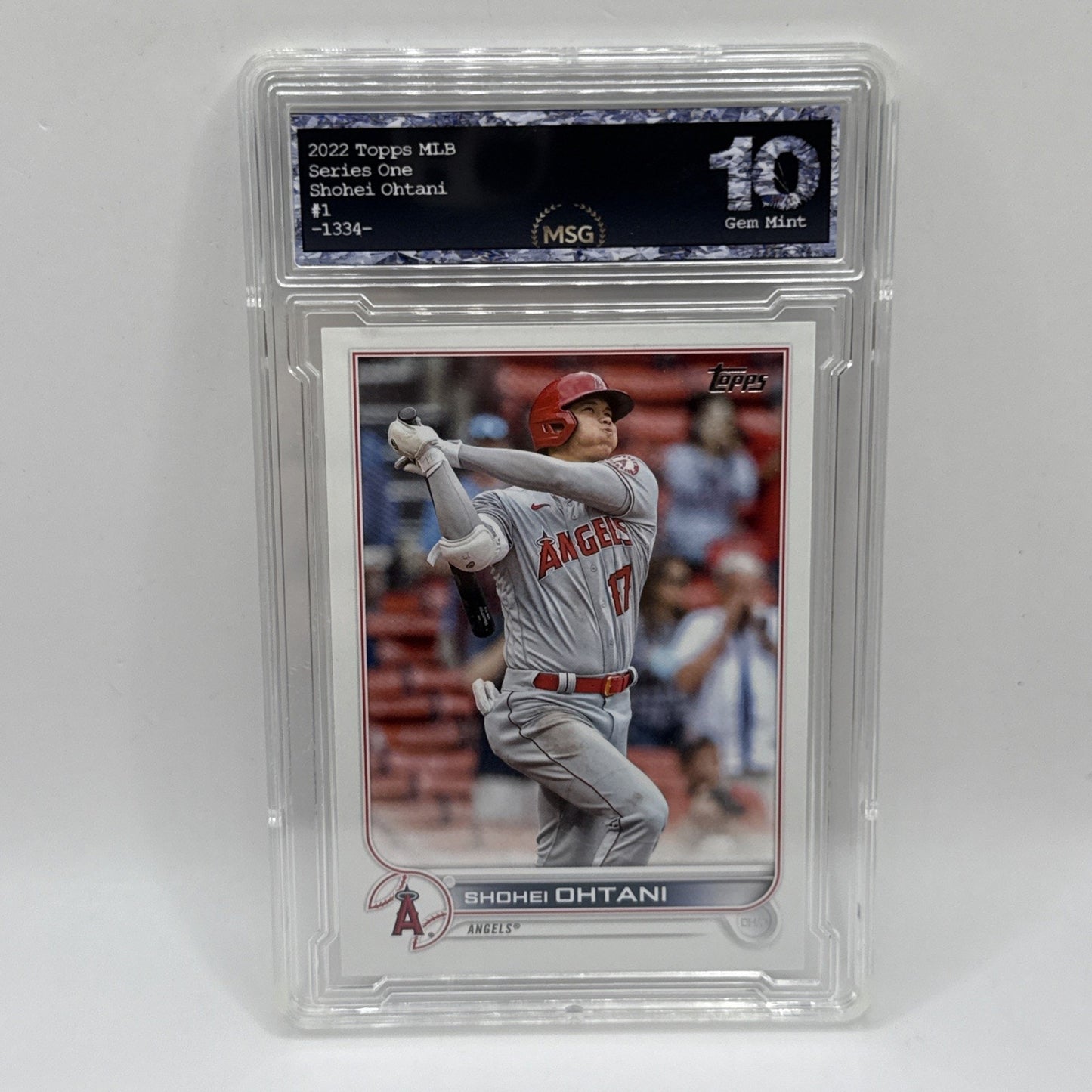 Shohei Ohtani Graded 10 2022 Topps Series One MLB #1 GEM Mint Los Angeles