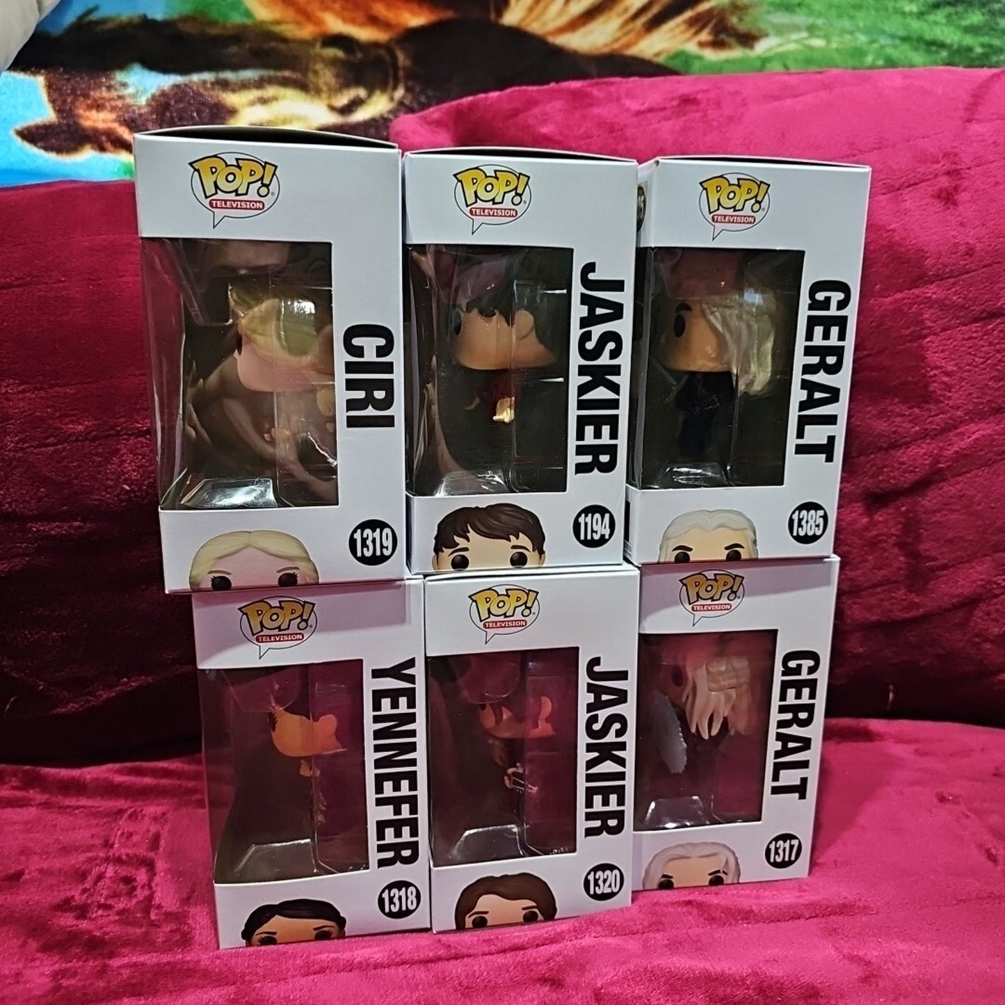 (6) Funko Pops - Television - The Witcher Vinyl Figures Collectible Toys