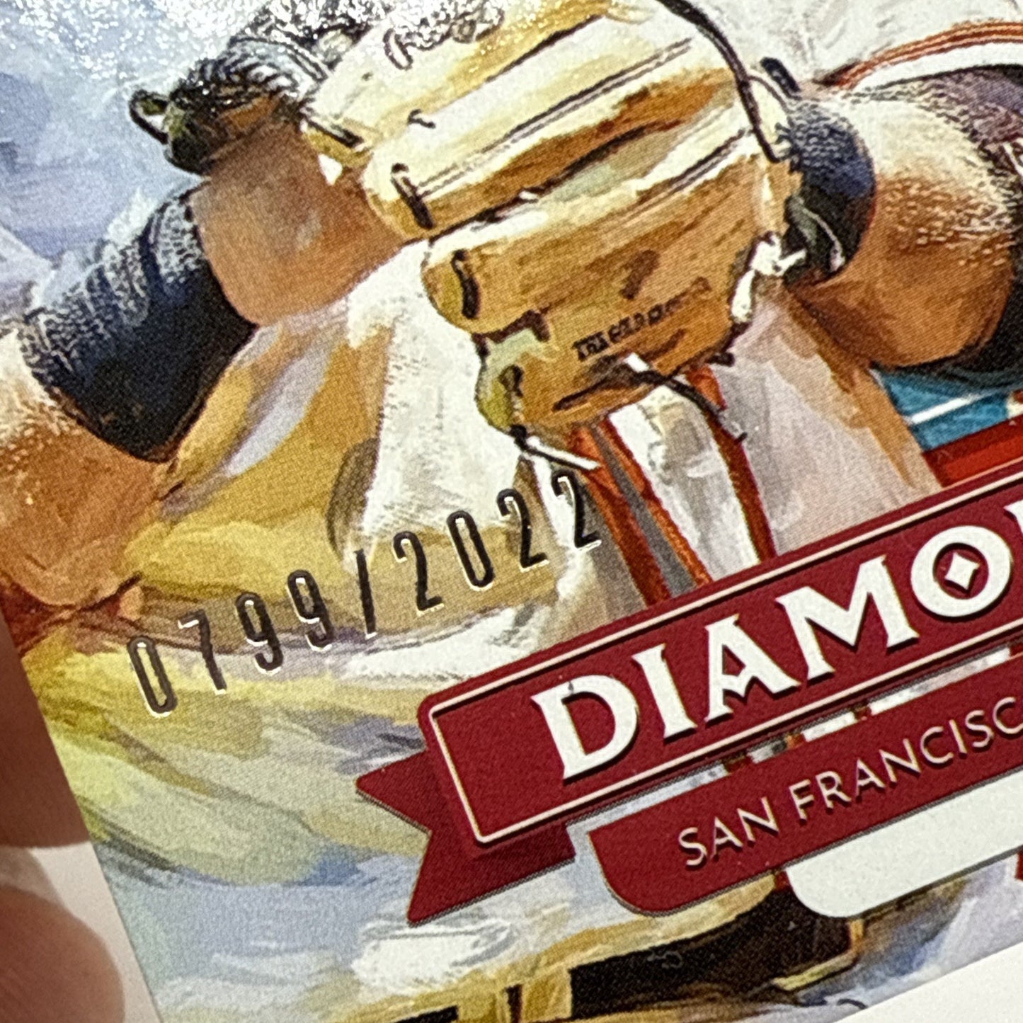 BRANDON CRAWFORD 2022 PANINI DONRUSS DIAMOND KINGS RED CARD #26 /2022