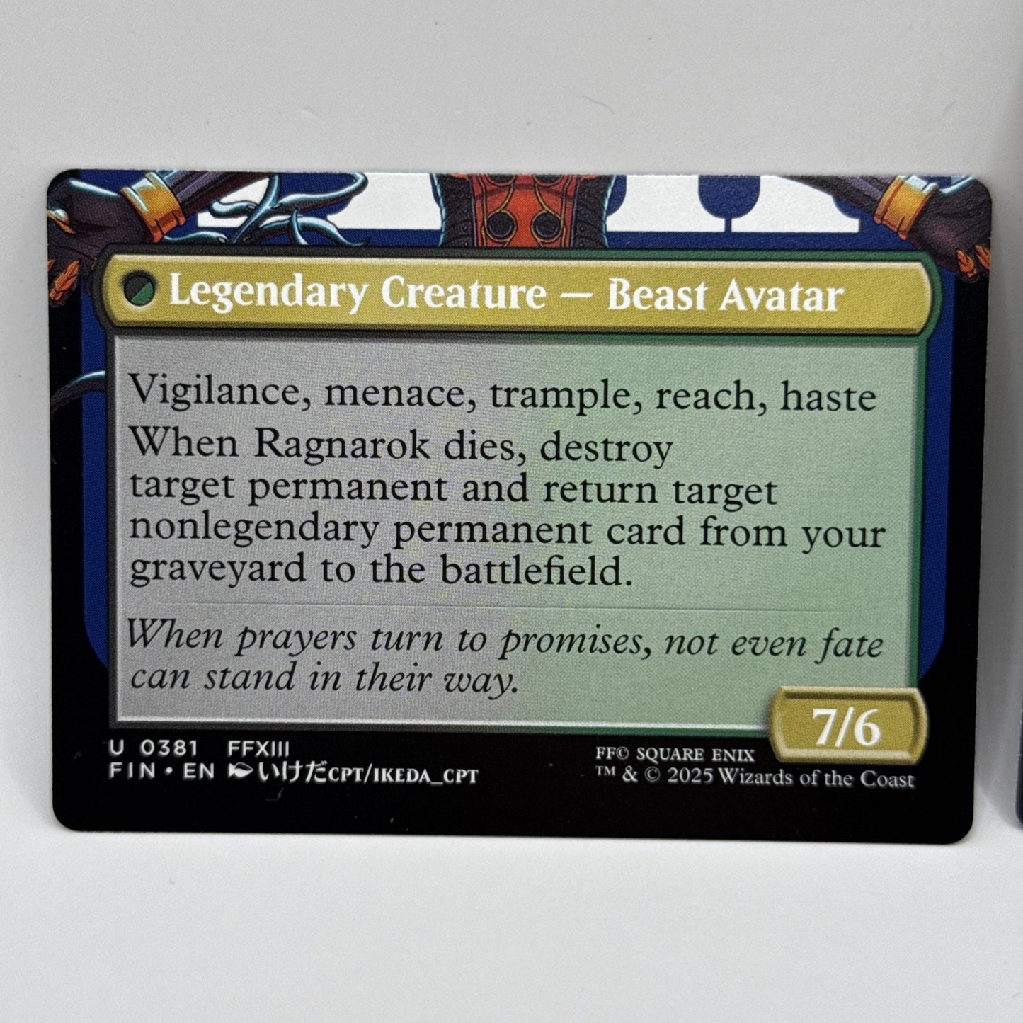MTG - Fang, Fearless I'Cie & Zidane, Tantalus Thief (Borderless) Final Fantasy