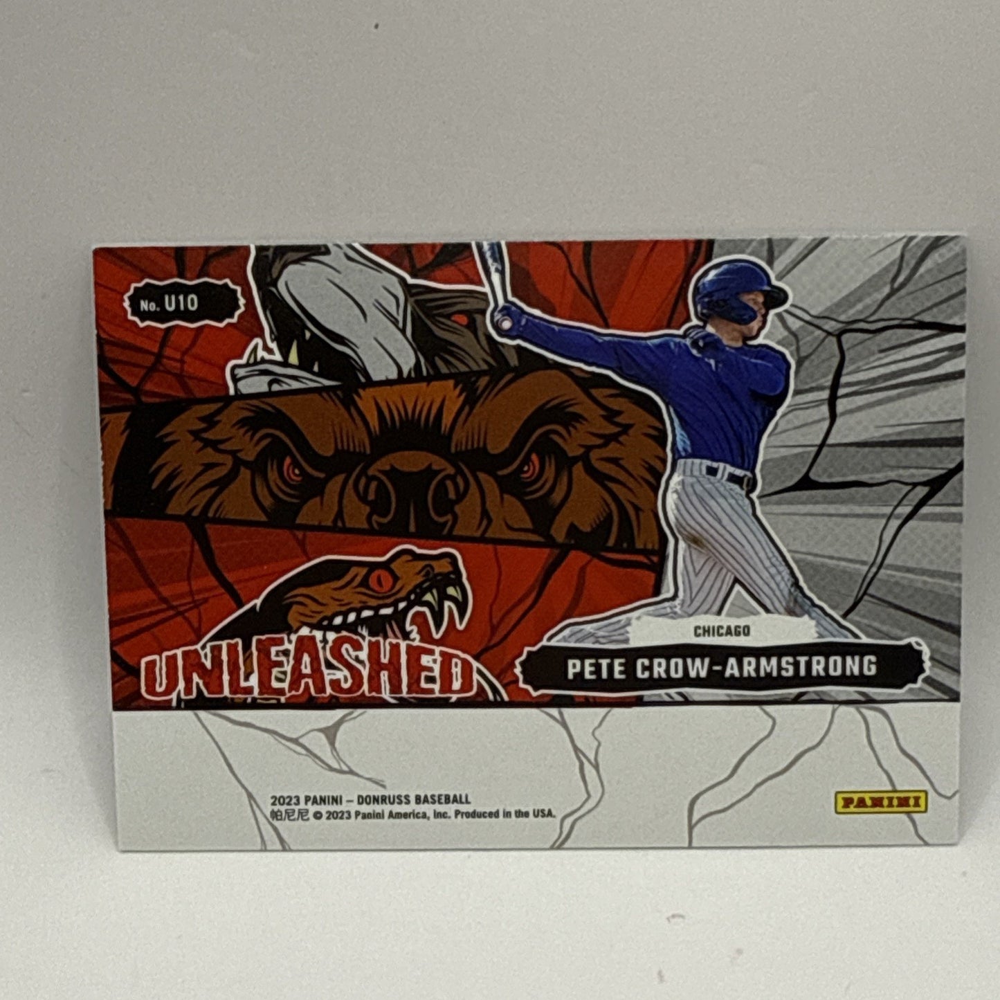 Pete Crow-Armstrong 2023 Panini Donruss Unleashed Mega-box Mojo Refractor