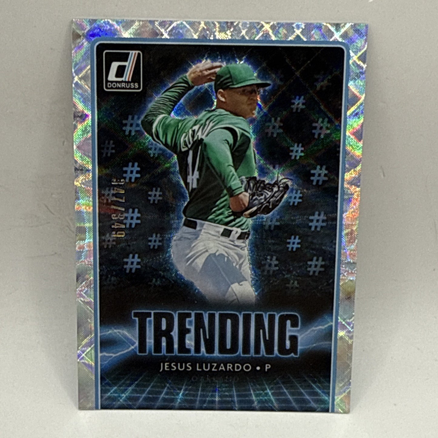 2021 Panini Donruss - Trending Jesus Luzardo #TR8 Silver /349 MLB Oakland