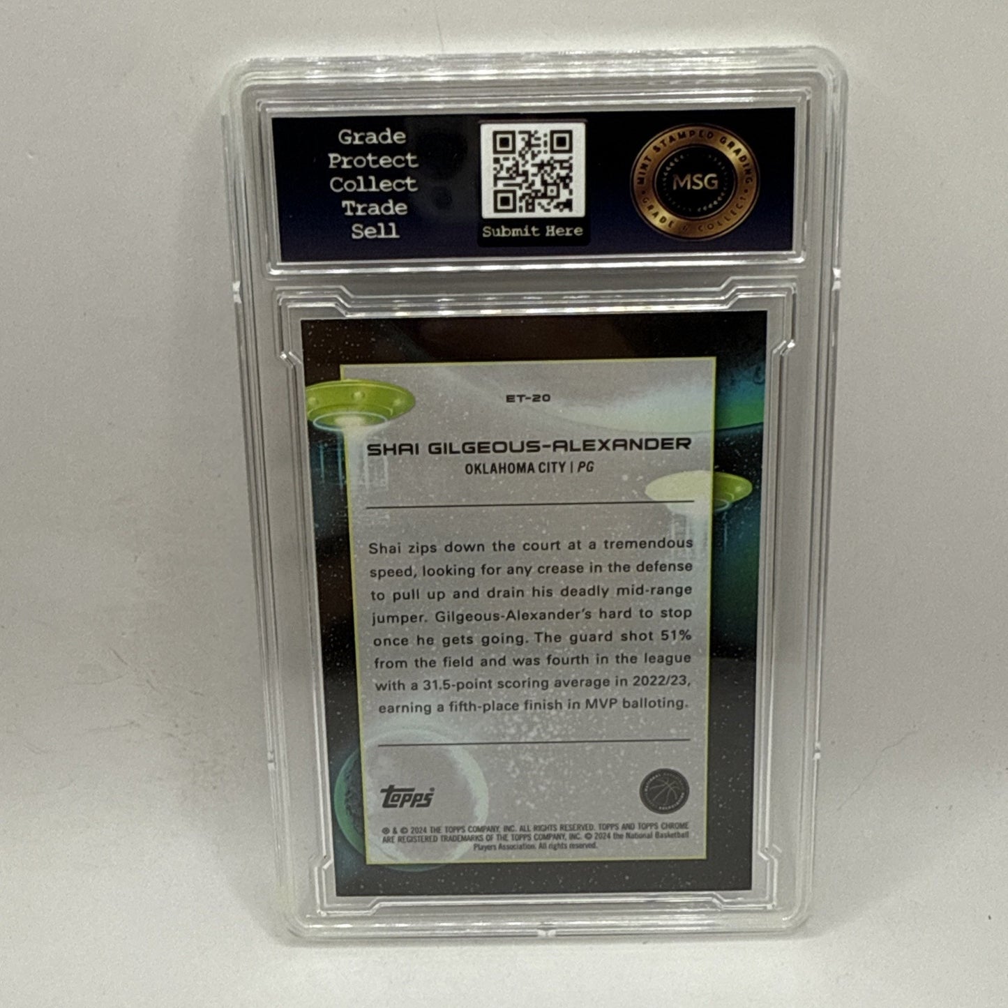 2023-24 Topps Cosmic Chrome - Extraterrestrial Talent Shai Gilgeous-Alexander
