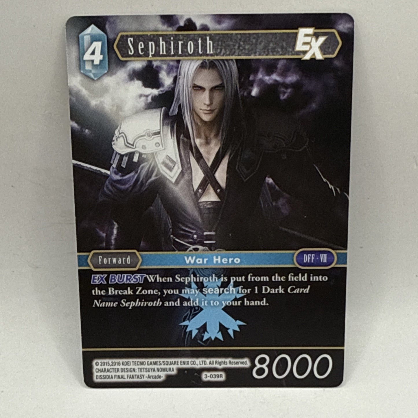 Final Fantasy TCG Opus III Sephiroth 3-039R Collectible Card