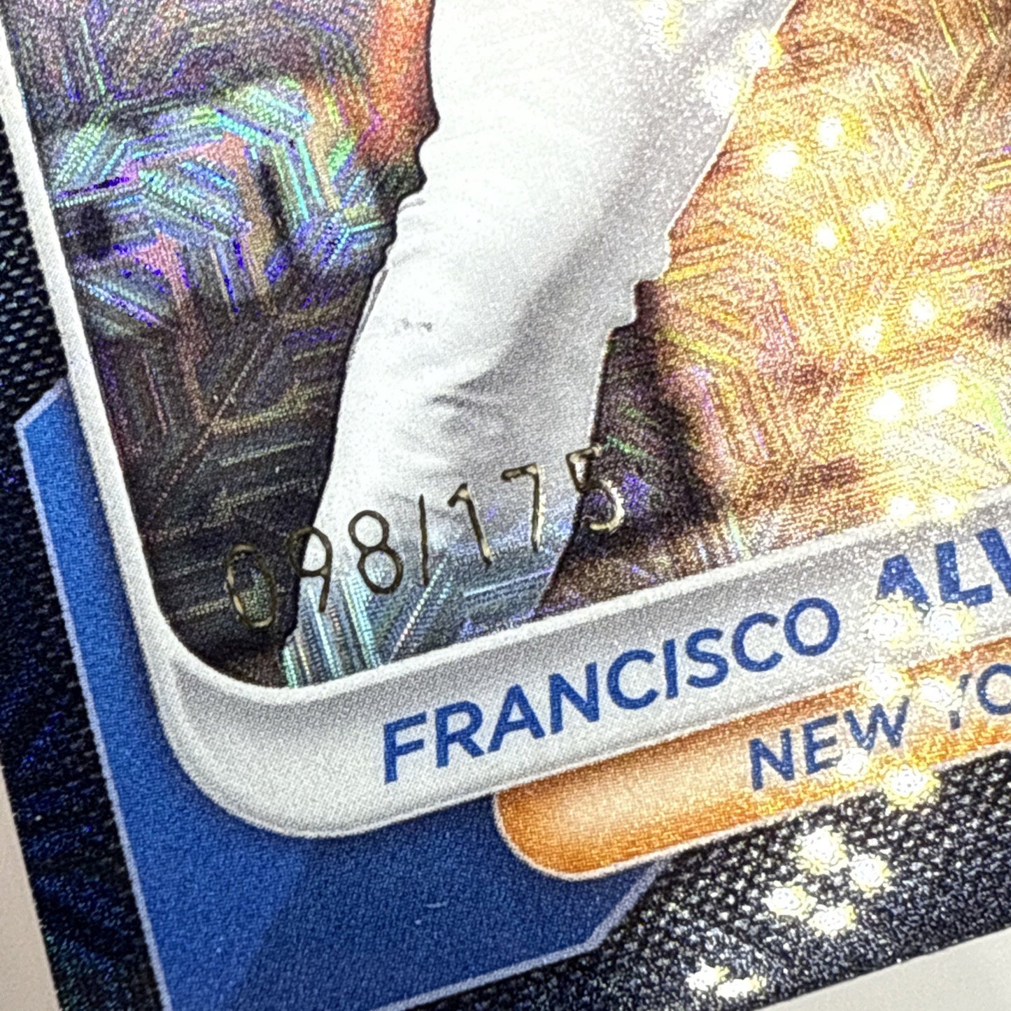 2024 Bowman Mega Box Chrome Navy Mojo Refractor /175 Francisco Alvarez #75