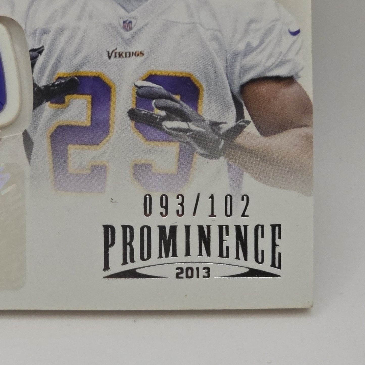 2013 Panini Prominence Helmet Signatures /102 Xavier Rhodes #198 Rookie Auto RC
