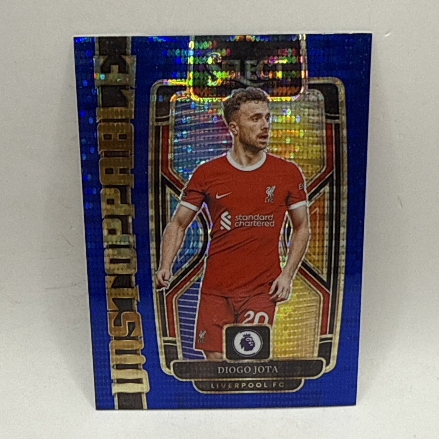 Diogo Jota 2023-24 Select Premier League #24 Unstoppable Blue Pulsar Liverpool