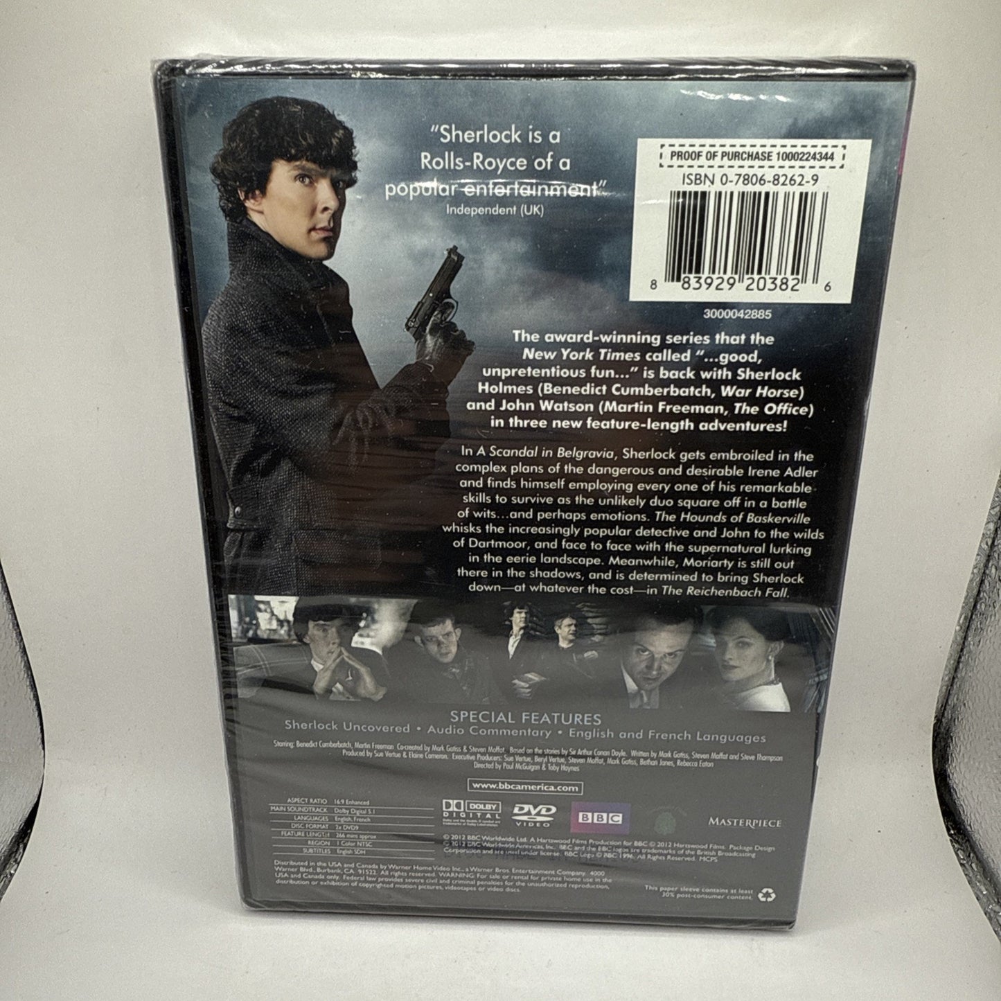 Sherlock: Season Two DVD SEALED NEW Tv Show Brand- 2 Disc Set