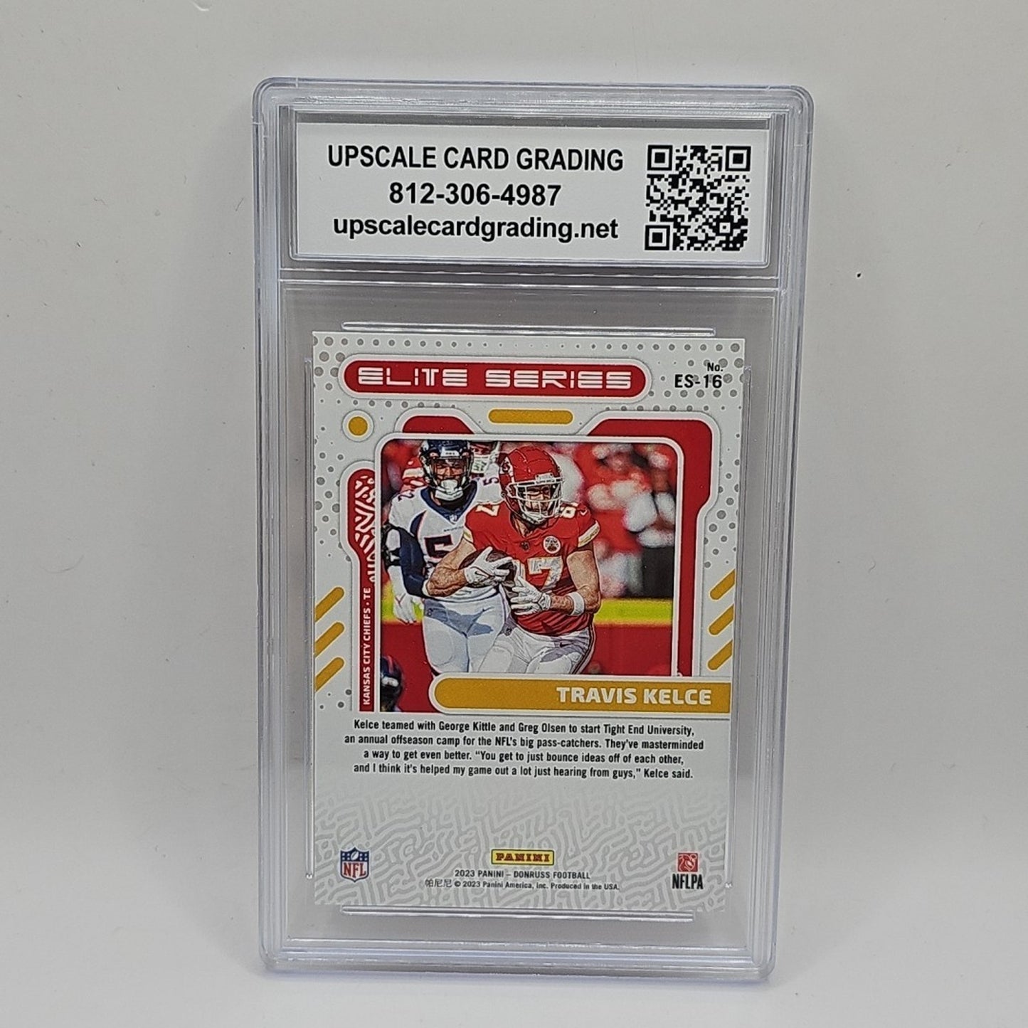 2023 Donruss The Elite Series #16 Travis Kelce Kansas City Chiefes Graded 9.5