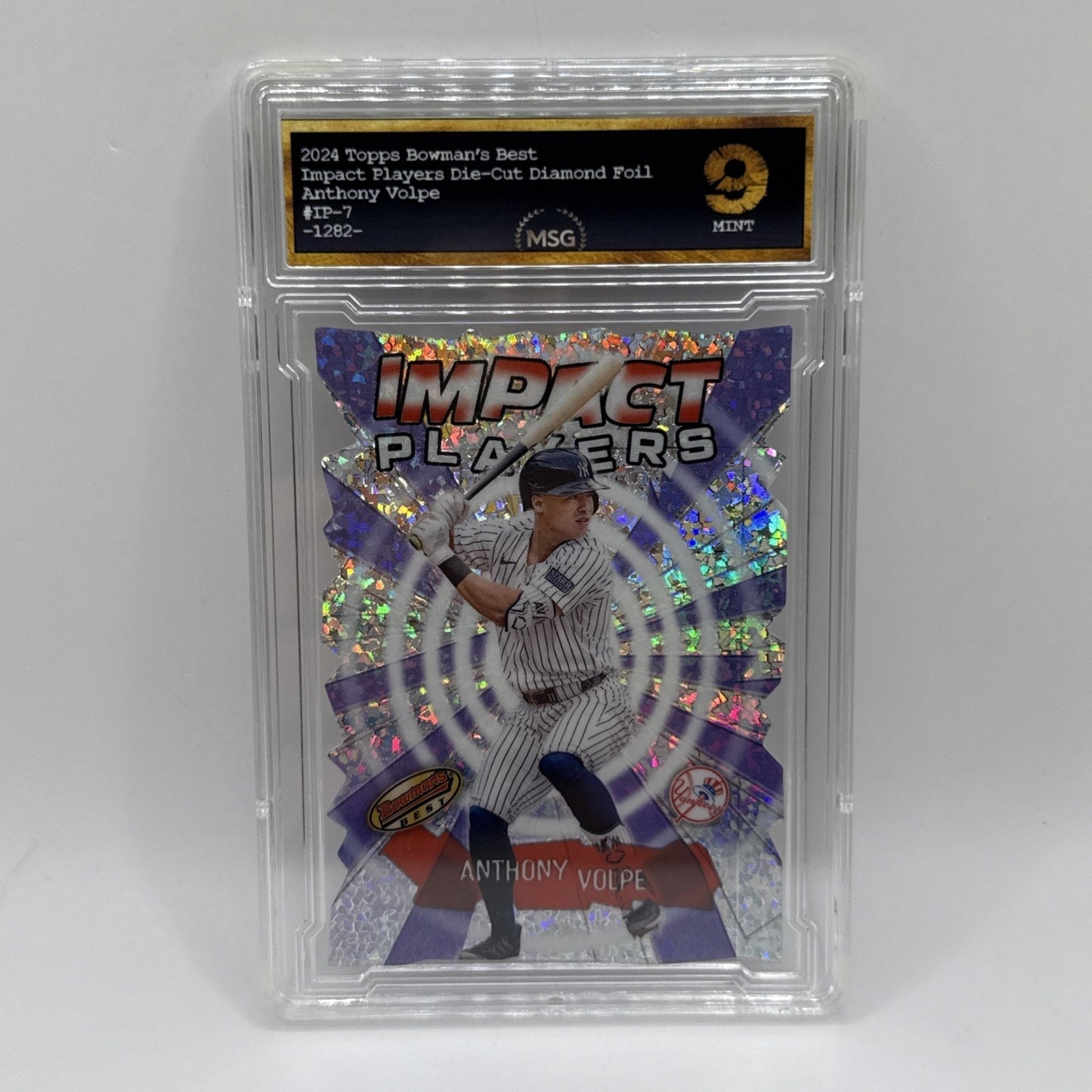2024 Bowman's Best - Impact Players Mini-Diamond Refractor #IP-7 Anthony Volpe