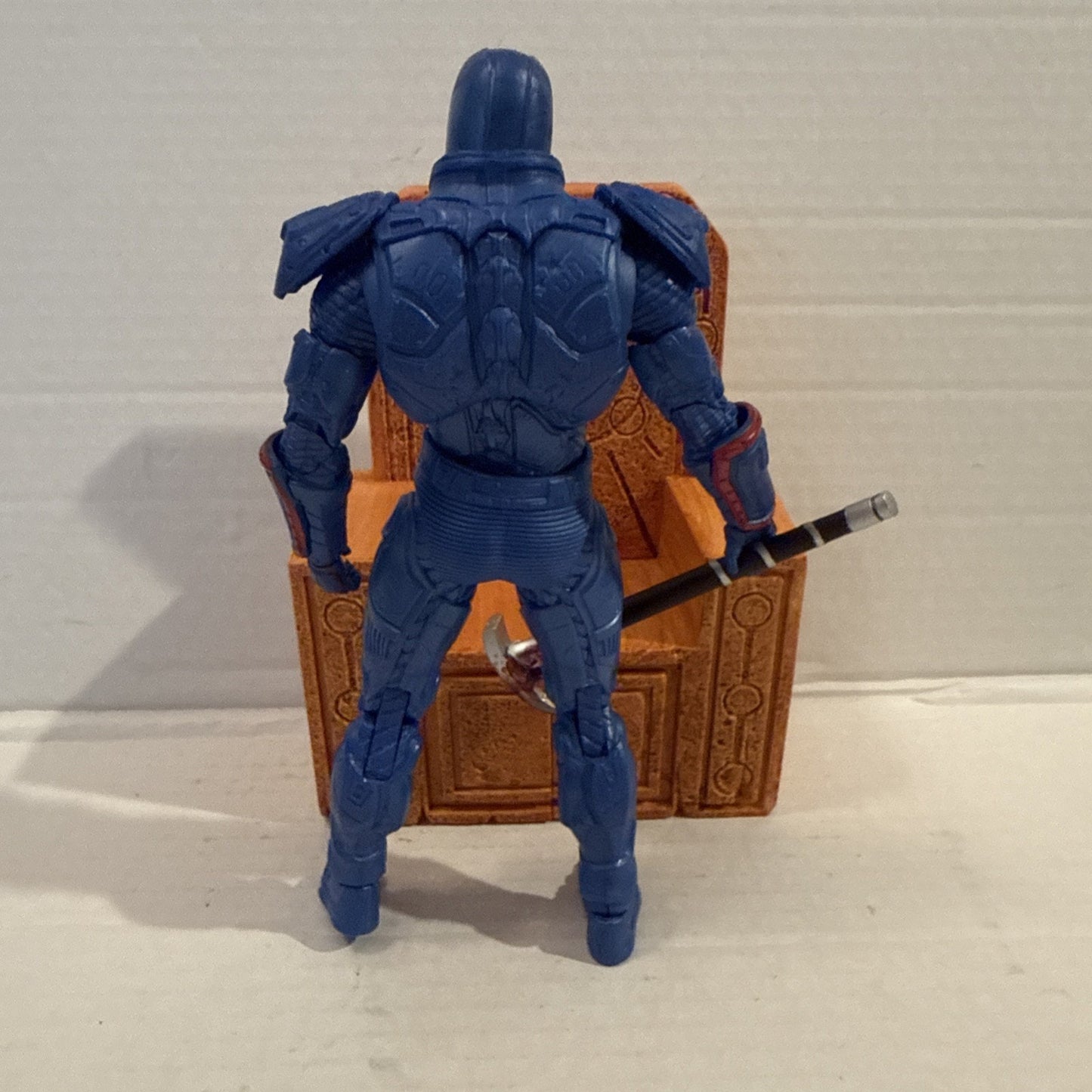 McFarlane DC Comics Multiverse Darkseid War blue LEX LUTHOR POWER SUIT w/ Throne