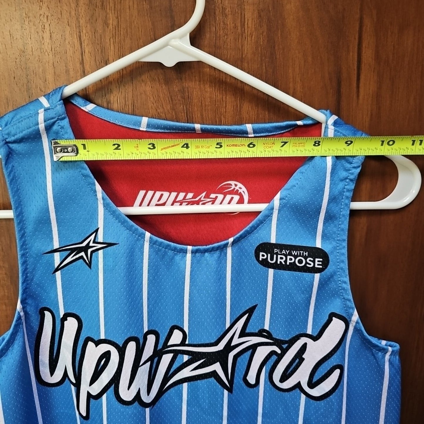 Reversible Upwards Play With Purpose Jersey Youth Medium #9 Basketball Jersey
