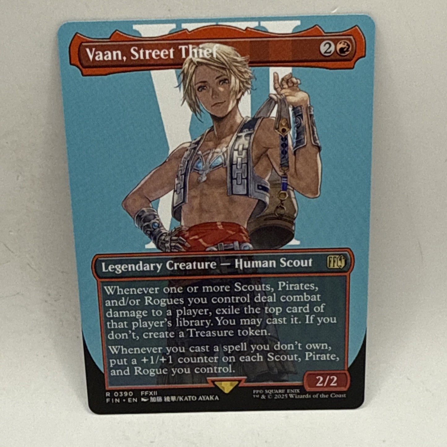 Vaan, Street Thief (Borderless) Final Fantasy Regular Magic The Gathering Card