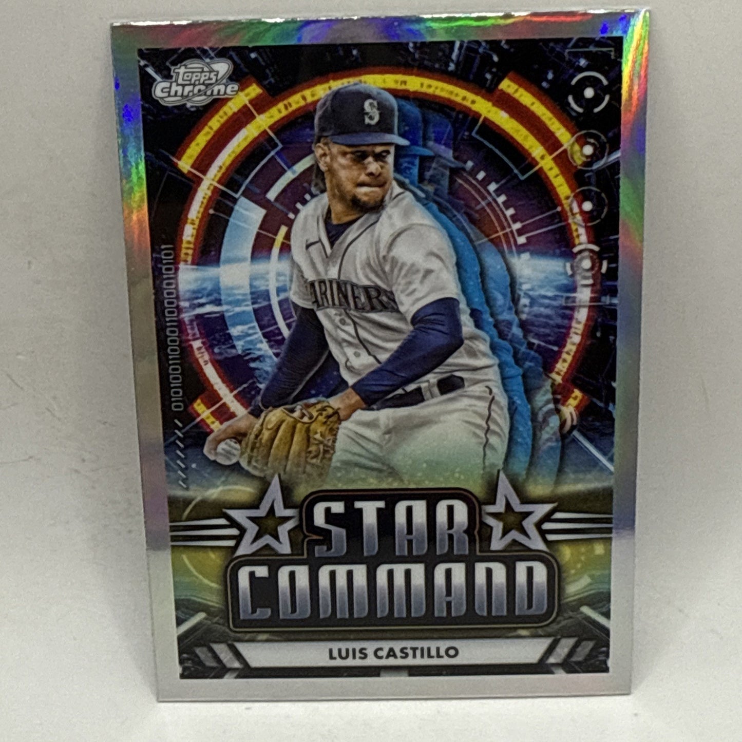 2024 Topps Cosmic Chrome Star Command SC-22 Luis Castillo, Seattle Mariners
