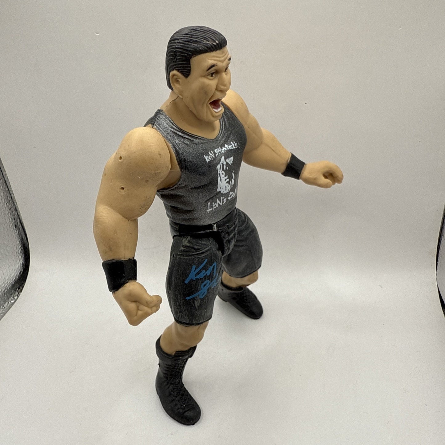 RARE Vtg 1999 WWF WWE WRESTLING FIGURE KEN SHAMROCK SURVIVOR SIGNATURE SERIES 4
