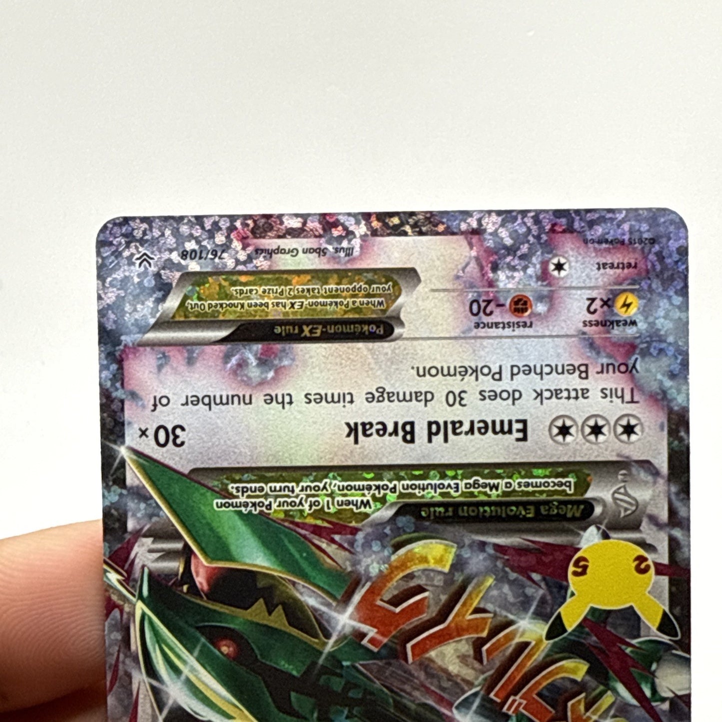 Pokemon - M Rayquaza EX 76/108 2021 Celebrations Classic Collection Holo HO DMG