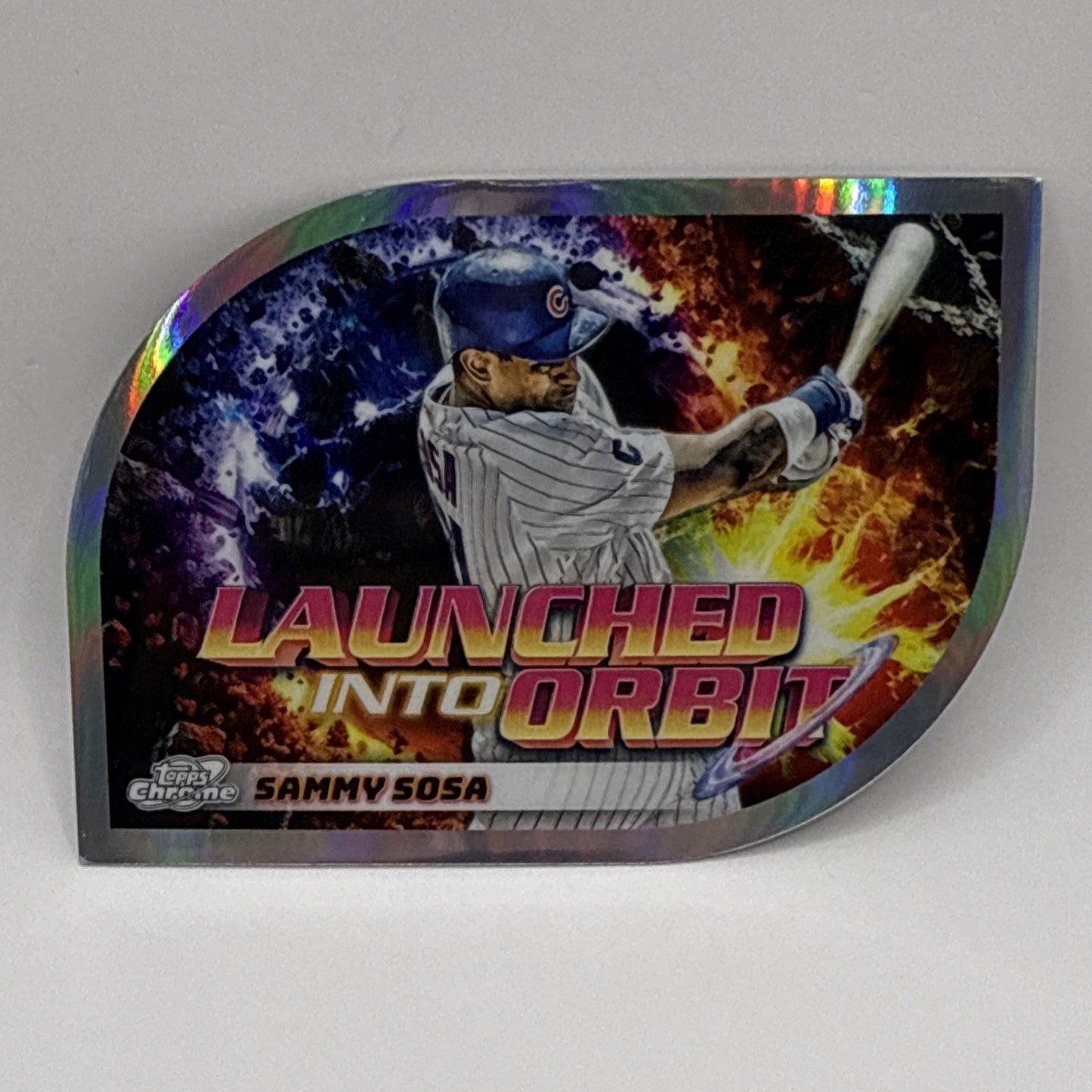 2024 Topps Cosmic Chrome - Launched Into Orbit Sammy Sosa #LIO-10 Die-cut Cubs