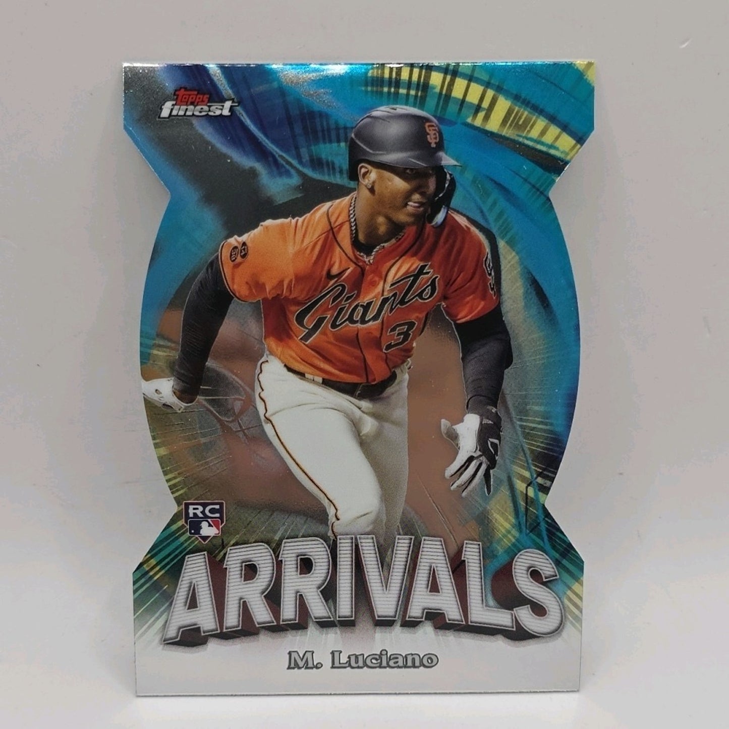 2024 Topps Finest Marco Luciano Arrivals REFRACTOR #A-15 Die Cut Giants