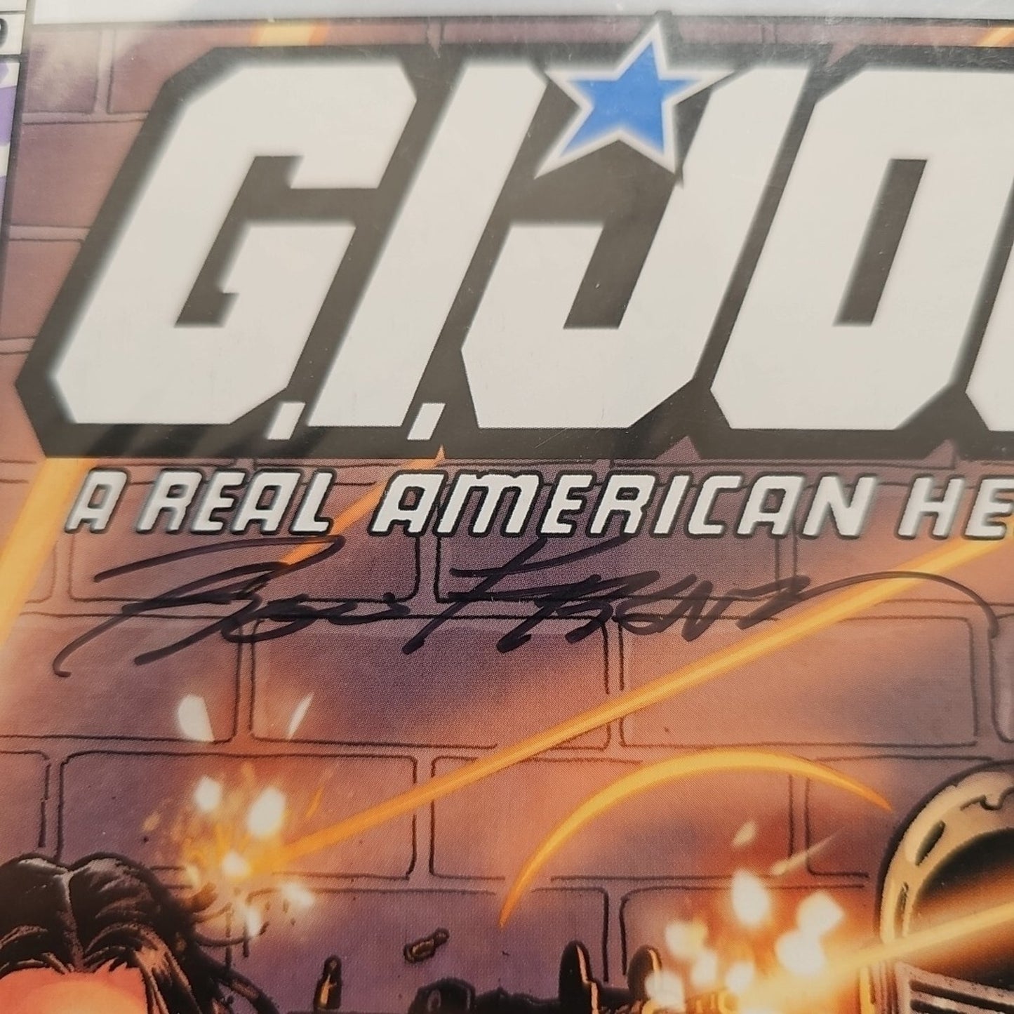 G.I. Joe A Real American Hero #177 B Variant IDW 2012 Cobra Snake Eyes Ron Auto