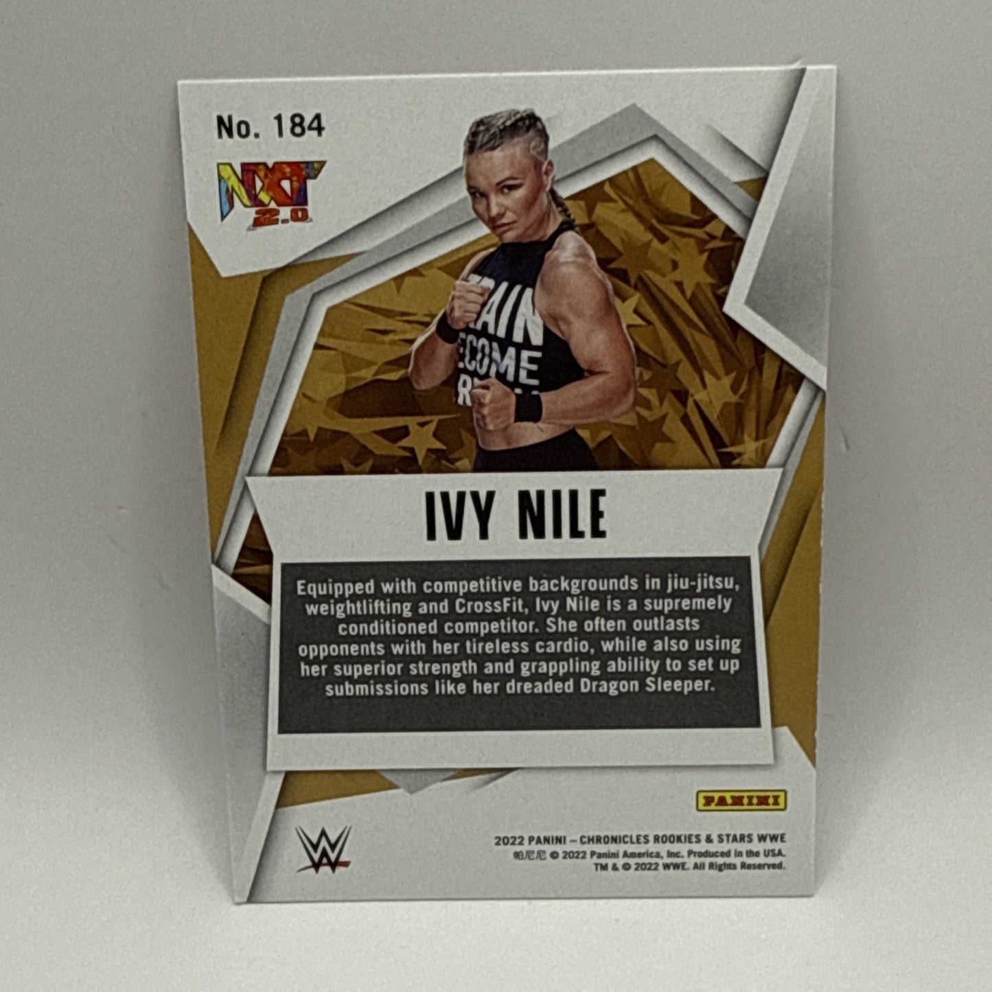 2022 Panini Chronicles WWE Ivy Nile Bronze #184 Wrestling Rookie Card