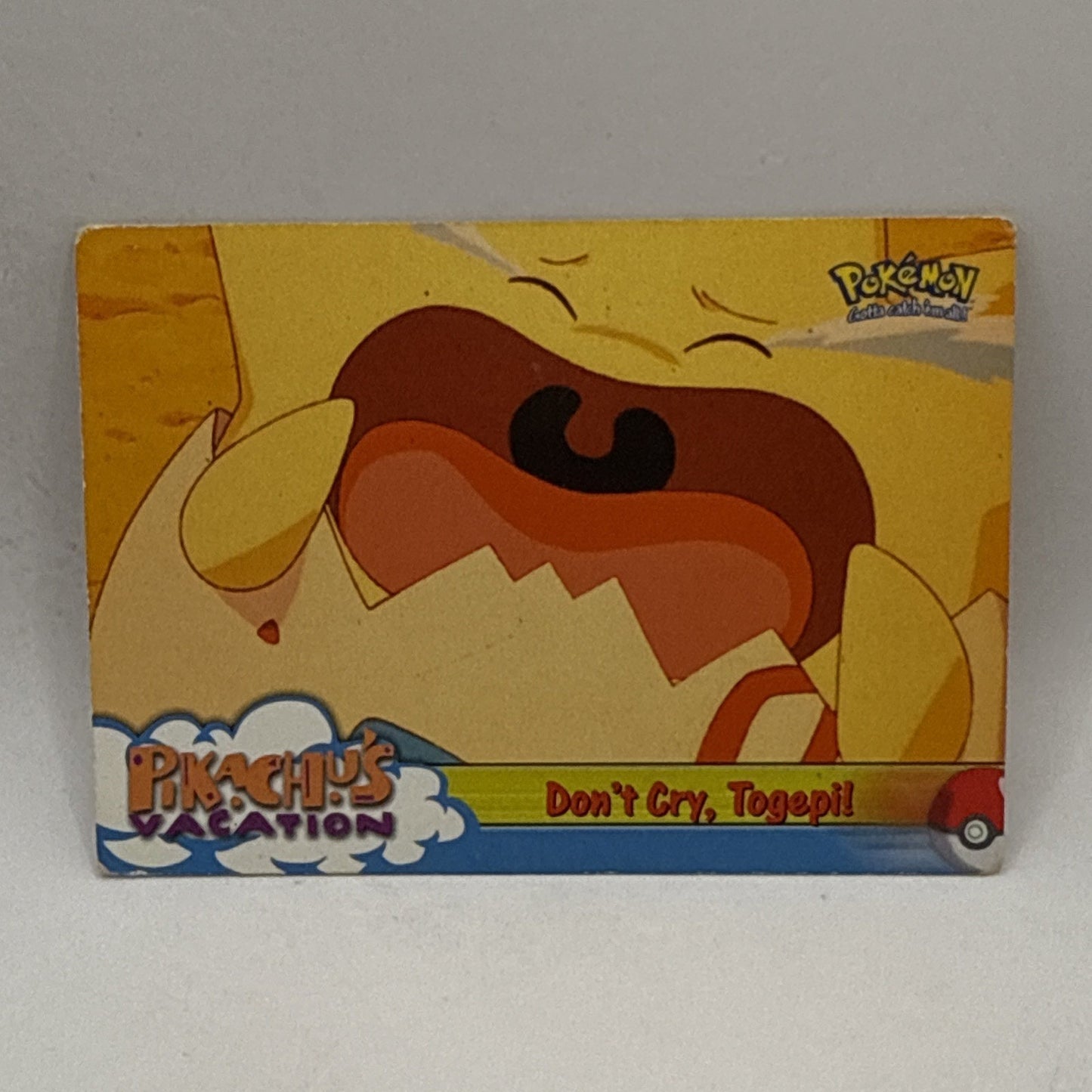 Don't Cry Togepi! 1999 Topps Pikachu's Vacation Black Logo Tcg Collectible HP