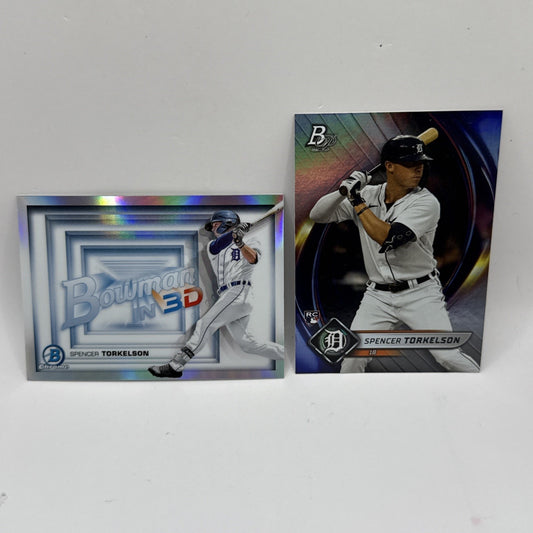 2022 Bowman Chrome Bowman in 3D #B3D11 Spencer Torkelson Detroit MLB