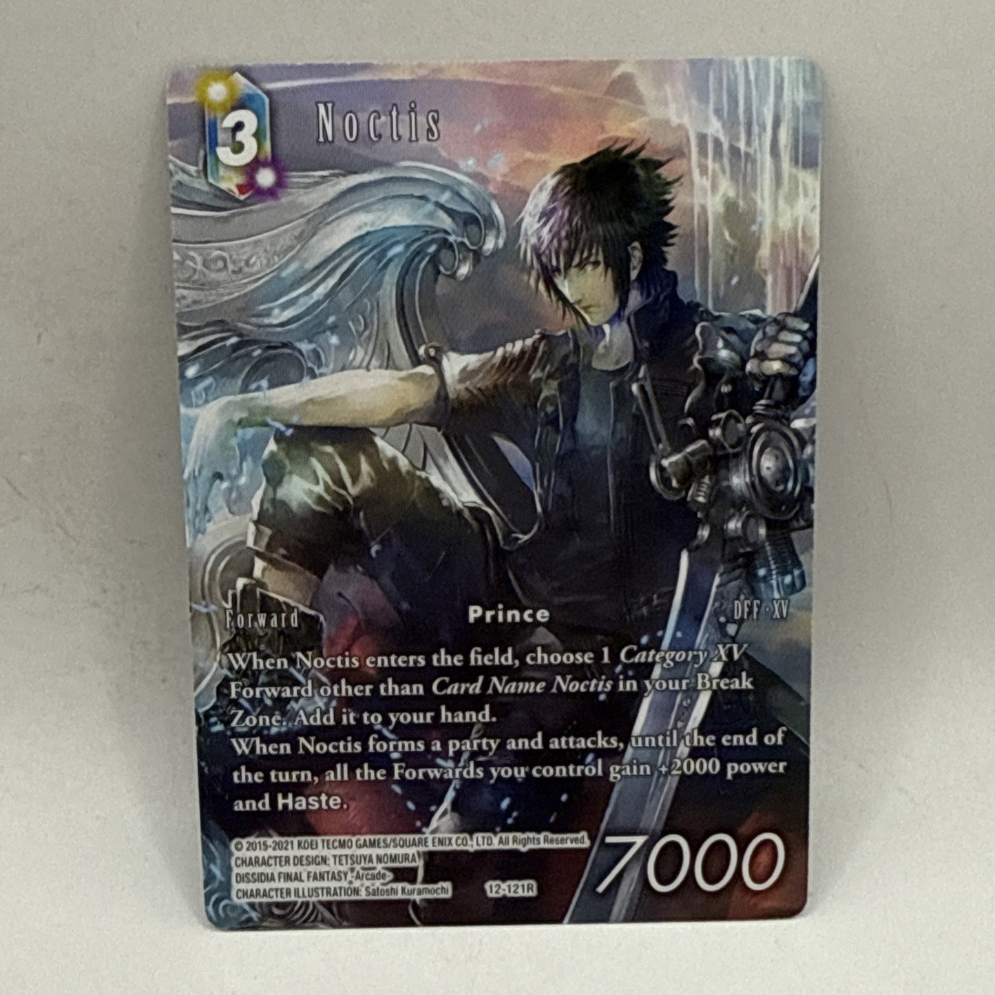Noctis Full Art - 12-121R - Final Fantasy Tcg Collectible Trading Card
