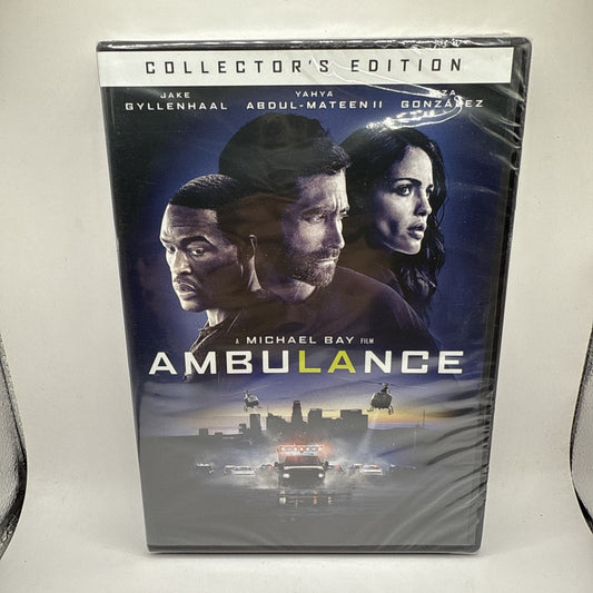 AMBULANCE 2022 COLLECTOR'S EDITION DVD BRAND NEW SEALED HEIST ACTION THRILLER