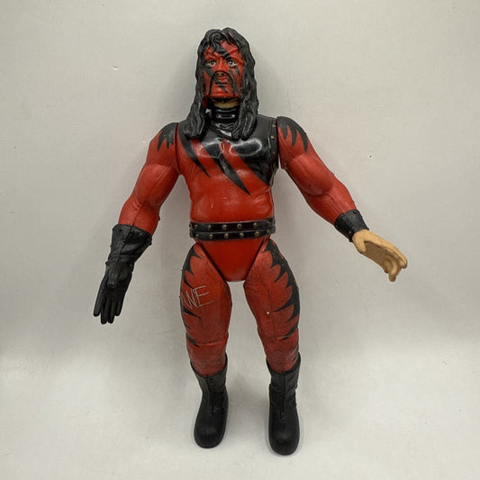 KANE WWE WWF Action Wrestling Toy Figure 1998 Jakks Pacific Titan Sports 6" Tall