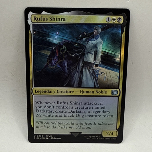 Rufus Shinra Final Fantasy Foil MTG Magic The Gathering Card Collectible