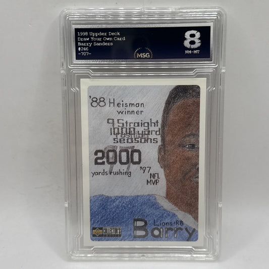 1998 Upper Deck UD Choice - #246 Barry Sanders Detroit Loins HOF MVP All Pro