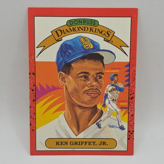 1990 Donruss Ken Griffey Jr. Diamond Kings #4 MLB Seattle Mariners