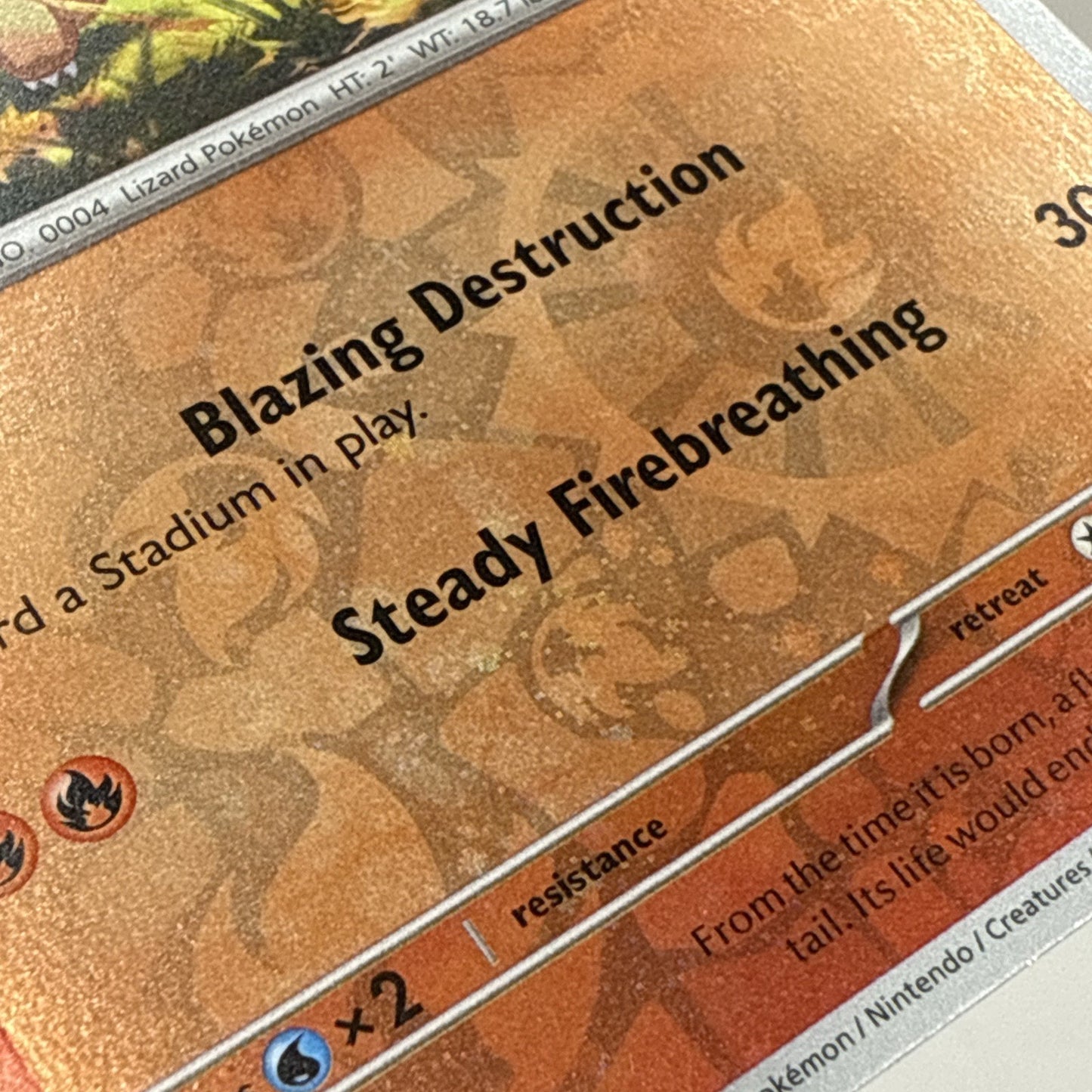 Charmander 004/165 Pokemon SV: 151 (Cosmo Holo) Reverse Holo Card LP