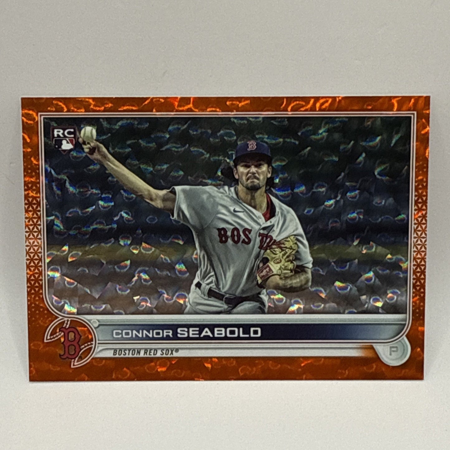 2022 Topps Series 2 Connor Seabold RC /299 Orange Foilboard - #524