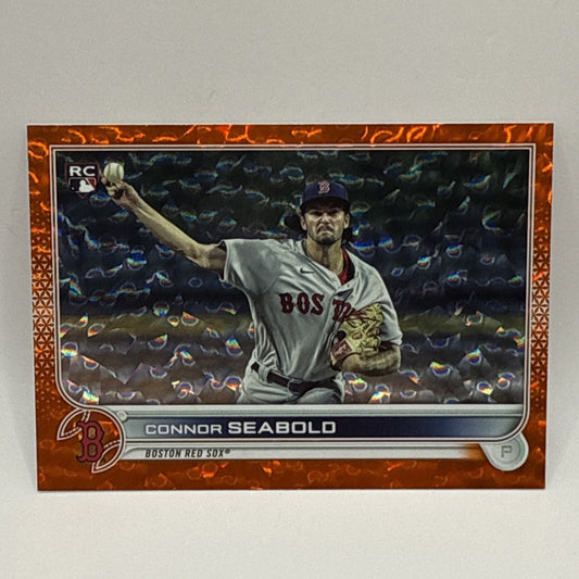 2022 Topps Series 2 Connor Seabold RC /299 Orange Foilboard - #524
