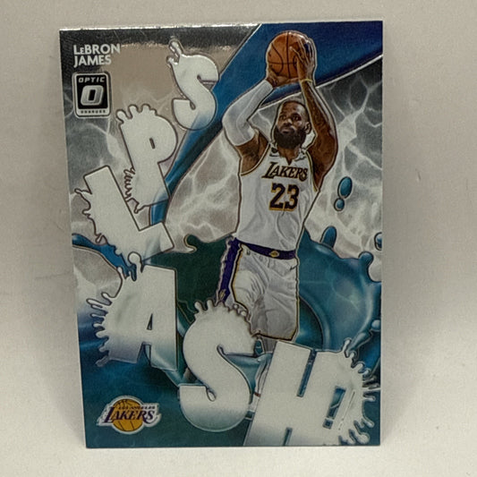 2020-21 Donruss Optic Lebron James Splash! #13 NBA Los Angeles Lakers