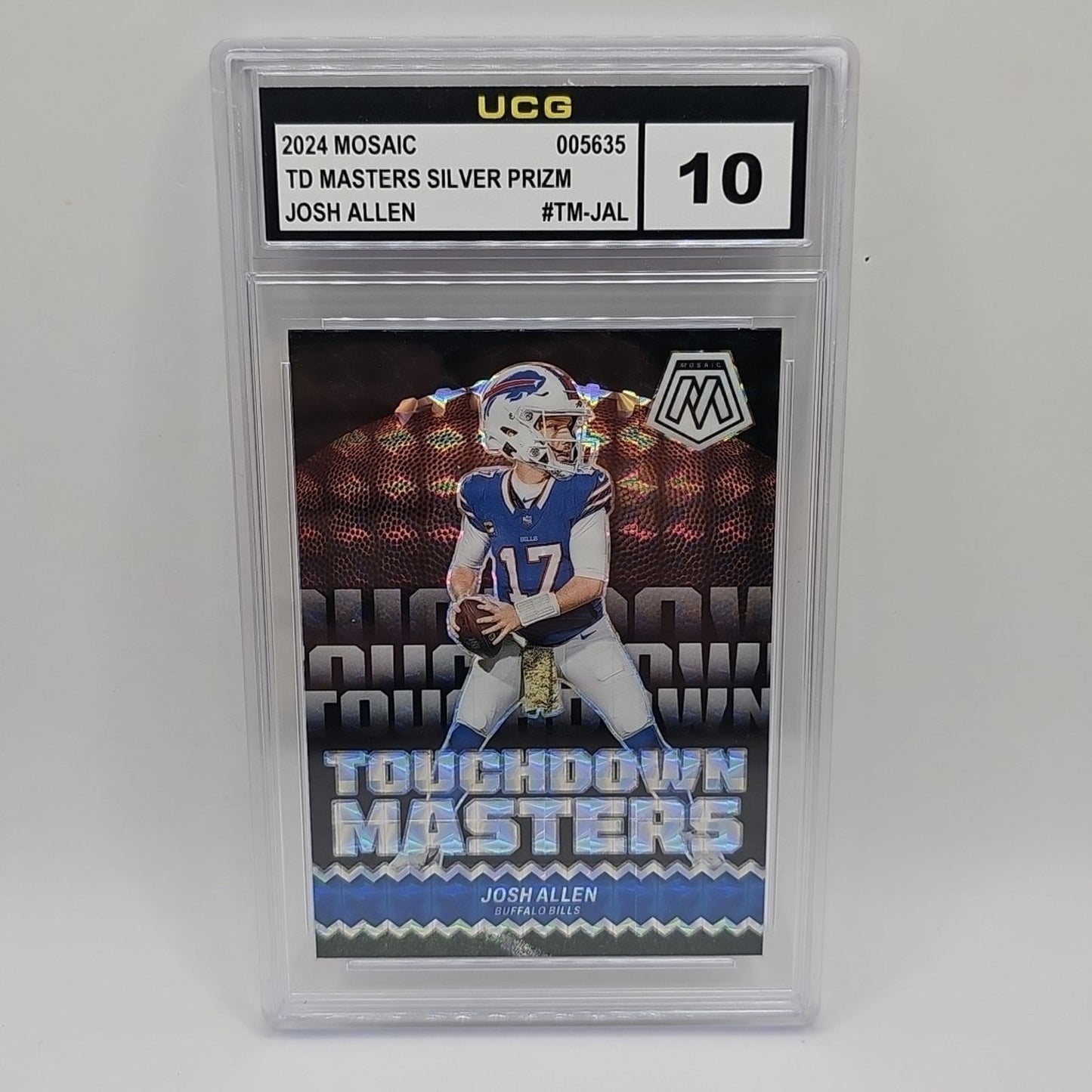 2024 Panini Mosaic - Touchdown Masters Mosaic #TM-JAL Josh Allen Graded 10