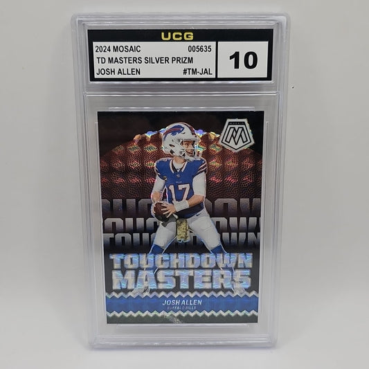 2024 Panini Mosaic - Touchdown Masters Mosaic #TM-JAL Josh Allen Graded 10