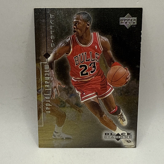 1999 Upper Deck Black Diamond Basketball Michael Jordan Chicago Bulls Card #3