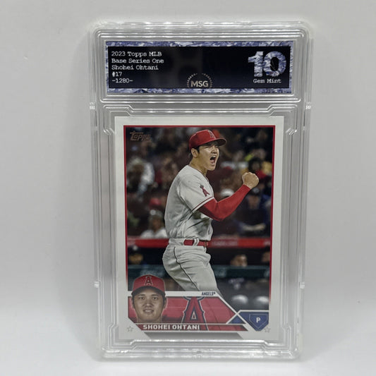 2023 Topps Series One - 1st Edition - #17 Shohei Ohtani Graded 10 Angels Dodgers