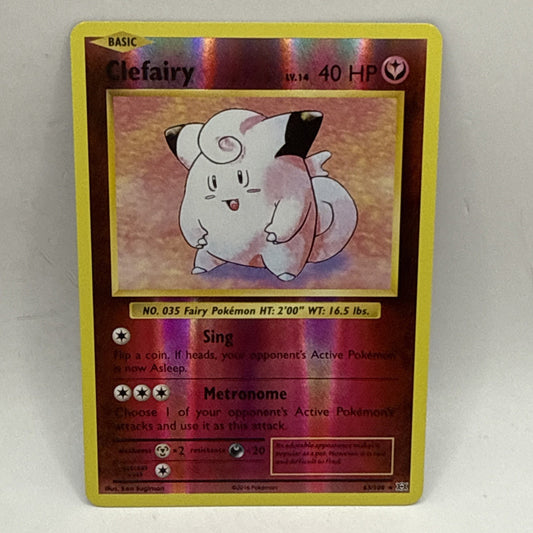 Clefairy - XY Evolutions Set - 63/108 - Holo - Pokemon Card - Tcg MP Card