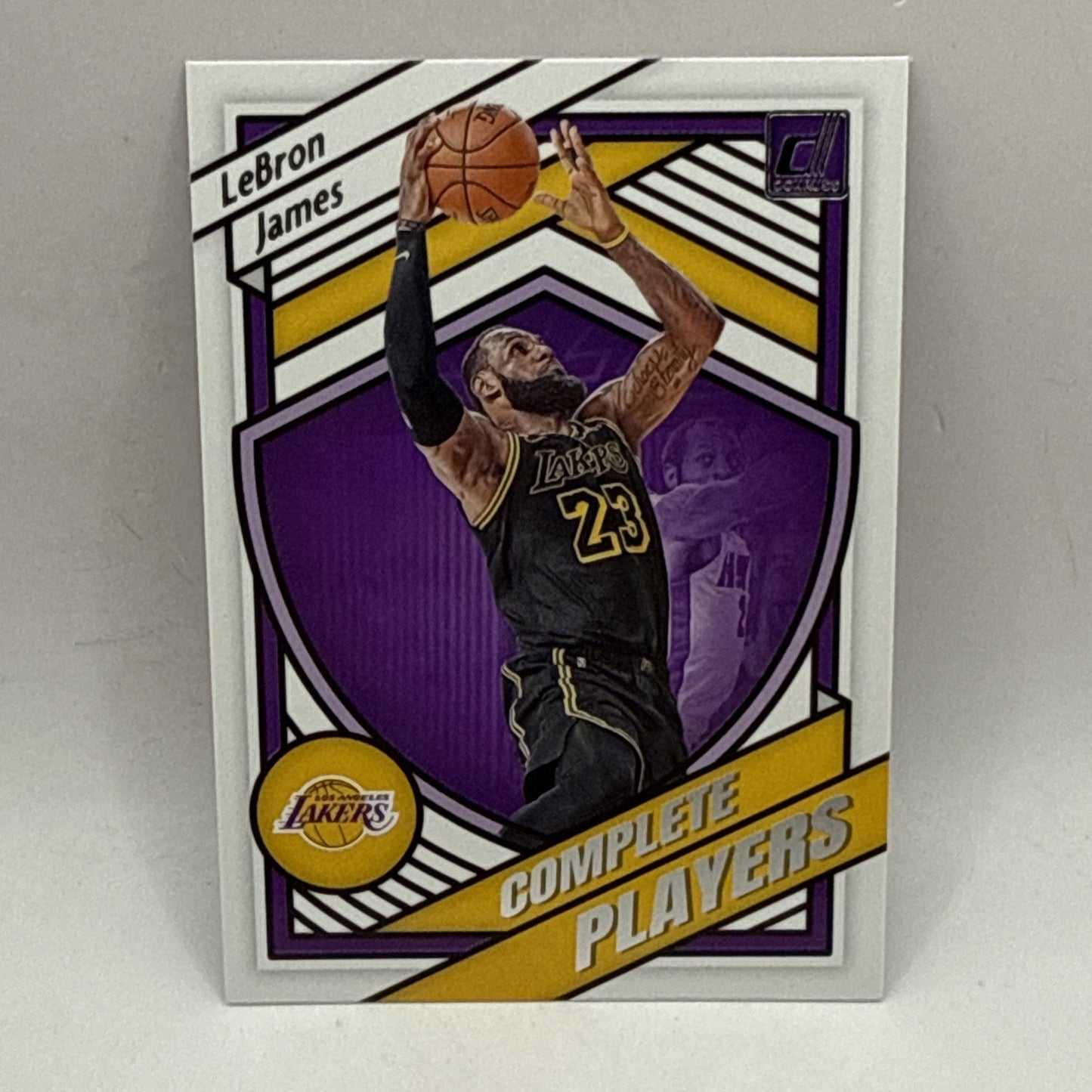 2020-21 Donruss Basketball LeBRON JAMES COMPLETE PLAYERS INSERT #4 Lakers!