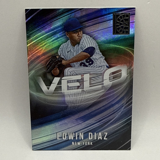 2022 Capstone Edwin Diaz VELO #V-19 - New York Mets MLB Baseball Card