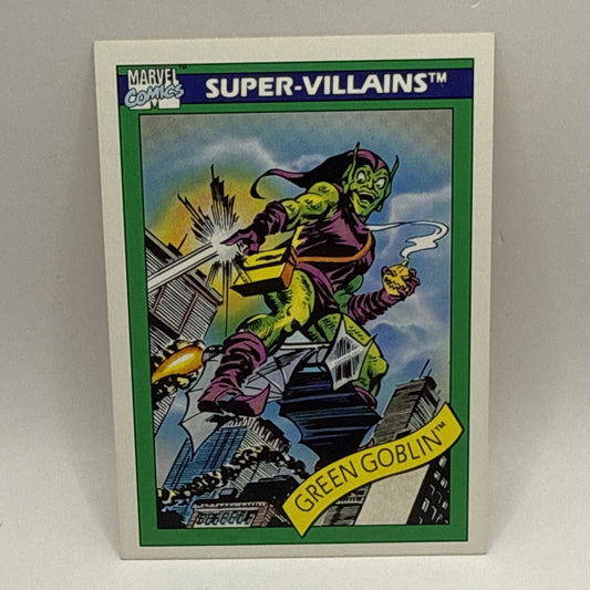 Green Goblin 1990 Impel Marvel Universe #74 Super-Villains Vintage Card